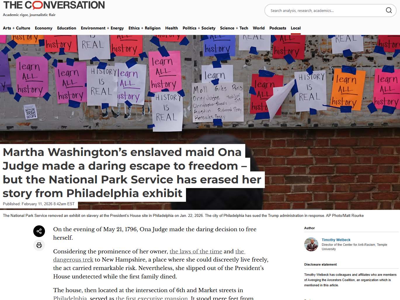 The Trump Administration’s Insidious Assaults on History; a Lot of Nissans Get Recalled–Coachella Valley Independent’s Indy Digest: Feb. 19, 2026